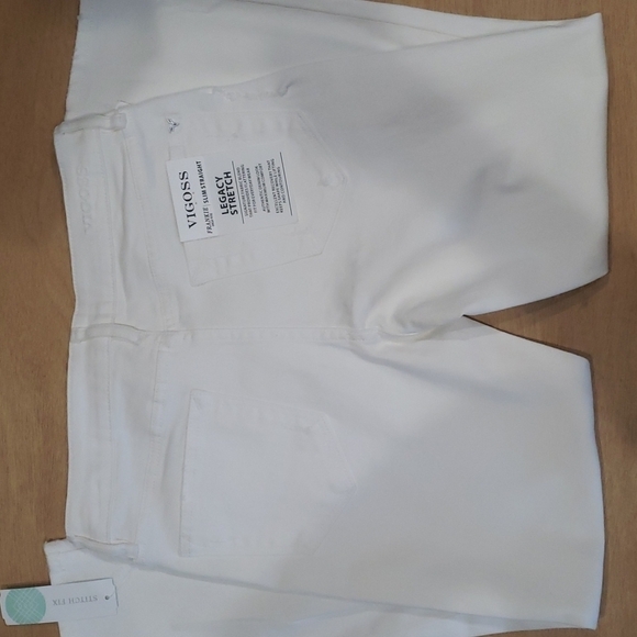 VIGOSS Frankie Slim Straight Distressed Jeans Nwt - Picture 6 of 11